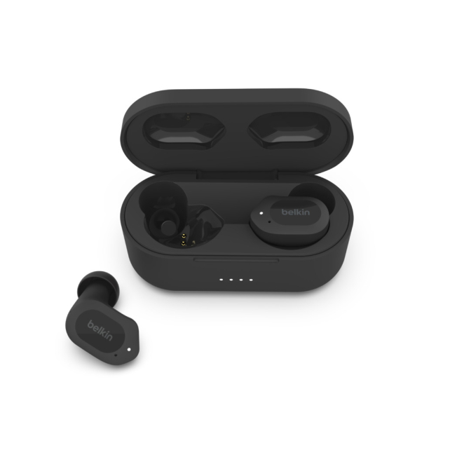 Belkin SOUNDFORM Play Auriculares Inalámbrico Dentro de oído Llamadas/Música USB Tipo C Bluetooth Negro 3 Belkin SOUNDFORM Play Auriculares inalámbricos compatibles con múltiples dispositivos
