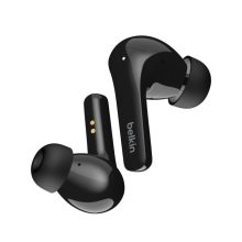 Auriculares inalámbricos Belkin SOUNDFORM Flow negros con conectividad USB Tipo C Bluetooth para llamadas y música. SKU: AUC006BTBK