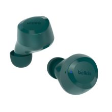 Belkin SoundForm Bolt auriculares inalámbricos dentro del oído. Bluetooth, color verde azulado. Ideal para llamadas, música, deporte y uso diario. SKU AUC009BTTE