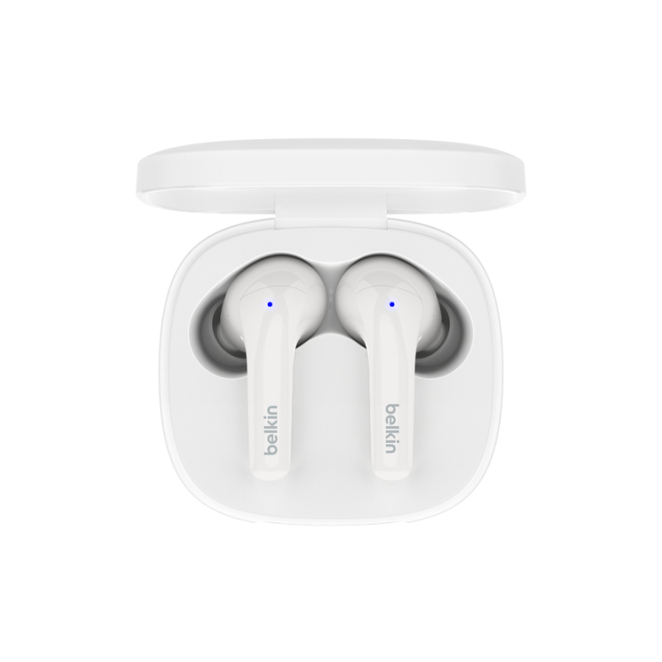 Belkin SoundForm Motion Auriculares True Wireless Stereo (TWS) Dentro de oído Llamadas/Música/Deporte/Uso diario Bluetooth Blanco 2 Belkin SoundForm Motion Auriculares con estuche