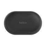 Auriculares True Wireless Belkin SoundForm ClearFit con gancho de oreja, ideales para llamadas, música y uso diario, modelo AUC013CTBK