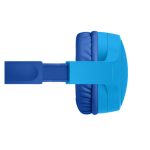 Belkin SoundForm Mini auriculares inalámbricos de diadema en color azul con puerto USB Tipo C, ideales para llamadas y música. SKU: AUD002BTBLV3.