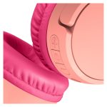 Auriculares Belkin SOUNDFORM Mini de diadema en color rosa con conexión inalámbrica Bluetooth y alámbrica mediante MicroUSB. SKU: AUD002BTPK