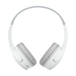 Auriculares inalámbricos y alámbricos Belkin SOUNDFORM Mini en color blanco, compatibles con MicroUSB y Bluetooth. SKU: AUD002BTWH.