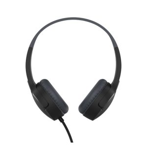 Auriculares alámbricos Belkin SoundForm Mini diadema, ideales para llamadas, música y deporte, color negro, SKU AUD004BTBK