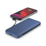 Batería portátil Belkin BPB006btBLU de 10000 mAh en color azul, SKU BPB006BTBLU