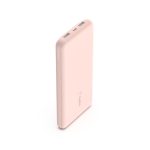 Batería externa Belkin BOOST↑CHARGE con capacidad de 10000 mAh en color oro rosa, SKU BPB011BTRG
