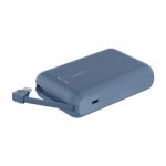 Imagen de la batería externa Belkin BPB021HQBL de 10000 mAh en color azul, ideal para cargar tus dispositivos móviles.