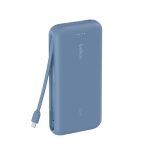 Imagen del Power Bank Belkin BoostCharge de color azul con 20000 mAh de capacidad. SKU: BP024HQBL