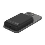 Belkin BoostCharge 5000 mAh cargador inalámbrico negro con SKU BPD004BTBK, ideal para cargar dispositivos sin cables.