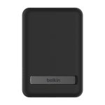 Belkin BoostCharge 5000 mAh cargador inalámbrico negro con SKU BPD004BTBK, ideal para cargar dispositivos sin cables.