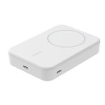 Cargador inalámbrico Belkin BoostCharge Pro en color blanco con SKU BPD008BTWH, ideal para carga rápida de dispositivos electrónicos