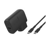 Imagen del Suministro Eléctrico Belkin BPZ003BT1MBK-B6 Universal Negro para corriente alterna con carga rápida en interiores