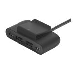 Cargador USB Tipo C Belkin en color negro compatible con alta velocidad, SKU: BUZ001BT2MBKB7