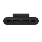 Cargador USB Tipo C Belkin en color negro compatible con alta velocidad, SKU: BUZ001BT2MBKB7