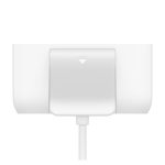 Cable USB Tipo C de 2 metros color blanco de Belkin, modelo BUZ001BT2MWHB7, ideal para carga rápida y transferencia de datos