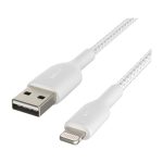 Belkin cable de conector Lightning de 1 metro en color blanco. SKU: CAA002BT1MWH