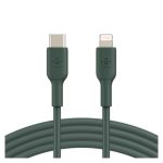 Cable Lightning de 1 metro en color negro de Belkin, ideal para dispositivos Apple. SKU: CAA003BT1MMG