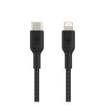 Imagen del cable de conector Lightning Belkin CAA004BT1MBK, 1 metro de longitud, color negro