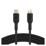 Imagen del cable de conector Lightning Belkin CAA004BT1MBK, 1 metro de longitud, color negro