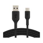Cable USB Belkin CAB002BT1MBK de 1 metro con conectores USB A y USB C en color negro
