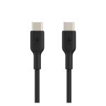 Cable USB 2 metros USB-C color negro de Belkin, SKU CAB003BT2MBK, ideal para carga y transferencia de datos.