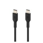Cable USB 2 metros USB-C color negro de Belkin, SKU CAB003BT2MBK, ideal para carga y transferencia de datos.