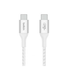 Cable USB Belkin CAB015bt2MWH, conexión USB-C a USB 2.0, 2 metros de longitud, color blanco