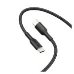 Imagen del Belkin ENA008HQ2MBK, un cable USB de 2.0 con 2 metros de longitud, con conector USB-C en color negro.