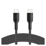 Imagen del Belkin ENA008HQ2MBK, un cable USB de 2.0 con 2 metros de longitud, con conector USB-C en color negro.