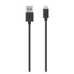 Cable Belkin USB tipo A a Micro-USB tipo B, 2 metros, USB 2.0, color negro, SKU F2CU012BT2M-BLK
