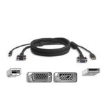 Cable Belkin OmniView KVM USB 1.8m para video, teclado y ratón SKU F3X1962-06