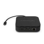 Dock station Belkin Thunderbolt 3 Dock Core, alámbrico en color negro, modelo F4U110BT, ideal para portátiles