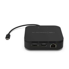 Dock station Belkin Thunderbolt 3 Dock Core, alámbrico en color negro, modelo F4U110BT, ideal para portátiles