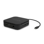 Dock station Belkin Thunderbolt 3 Dock Core, alámbrico en color negro, modelo F4U110BT, ideal para portátiles