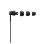 Imagen de los auriculares alámbricos Belkin ROCKSTAR USB tipo C en color negro, ideales para llamadas y música, SKU G3H0002BTBLK.