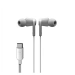 Belkin ROCKSTAR auriculares alámbricos dentro del oído para llamadas y música, USB Tipo C, color blanco. SKU: G3H0002BTWHT