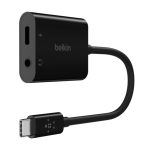 Hub Belkin NPA004BTBK de interfaz USB 3.2 Gen 1 (3.1 Gen 1) Type-C en color negro, ideal para múltiples conexiones y transferencia de datos rápida
