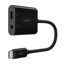 Hub Belkin NPA004BTBK de interfaz USB 3.2 Gen 1 (3.1 Gen 1) Type-C en color negro, ideal para múltiples conexiones y transferencia de datos rápida