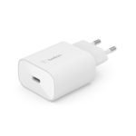 Cargador Belkin WCA004vfWH blanco para smartphone y tableta con corriente alterna y capacidad de carga rápida, SKU: WCA004VFWH.