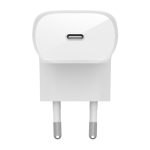 Cargador rápido Belkin para portátil, smartphone y tableta en color blanco. SKU: WCA005VFWH.