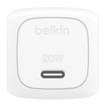 Cargador Belkin portátil rápido blanco compatible con smartphones y tablets, SKU WCA009KQWH