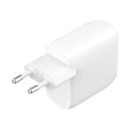 Cargador rápido Belkin BoostCharge Pro en color blanco, ideal para cargas rápidas y corrientes alternas. SKU WCB010VFWH.