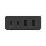 Cargador portátil Belkin WCH010VFBK de corriente alterna en color negro, compatible con smartphone, reloj inteligente y tableta, incluye función de carga rápida