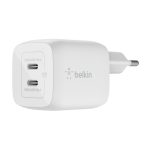 Cargador rápido Belkin WCH011VFWH blanco compatible con portátil, smartphone y tableta, cuenta con corriente alterna y carga rápida