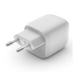 Cargador rápido Belkin WCH011VFWH blanco compatible con portátil, smartphone y tableta, cuenta con corriente alterna y carga rápida