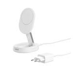 Cargador inalámbrico rápido Belkin BoostCharge Pro para smartphones, color blanco, SKU WIA008VFWH