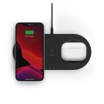 Imagen del cargador inalámbrico rápido Belkin BOOST↑CHARGE para smartphone en color negro, SKU WIZ008VFBK