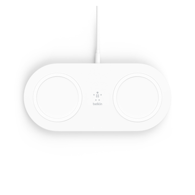 Belkin BOOST↑CHARGE Smartphone Cargador Inalámbrico Carga Rápida Blanco Cargador inalámbrico Belkin BOOST↑CHARGE para smartphone, color blanco, con carga rápida y corriente alterna. SKU: WIZ008VFWH.