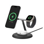 Cargador inalámbrico Belkin WIZ023VFBK para dispositivos móviles como auriculares, smartphone y reloj inteligente en color negro